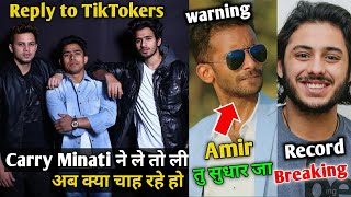 Round2Hell reply to tiktokers || Noor Siddiqui reply to Amir Siddiqui || Carry Minati || Controversy