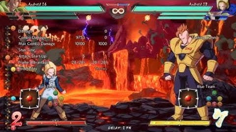Android 18 Optimal Corner Combo (DBFZ)