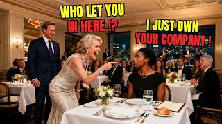 A Billionaire Family Humiliated a Black Waitress — They Didn't Know She'd Just Bought Their Company