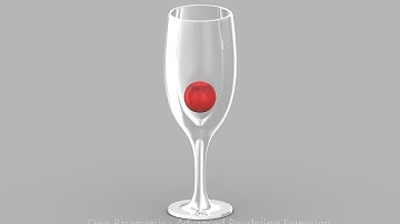 Creo 2 Tutorial -  Rendering a Wine Glass