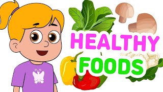 healthy food songs children nursery rhymes vegetables learning
