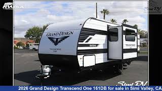 Magnificent 2026 Grand Design Transcend One Travel Trailer RV For Sale in Simi Valley, CA