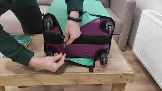Как правильно надеть чехол на чемодан от Coverbag? Как обезопасить свой багаж?