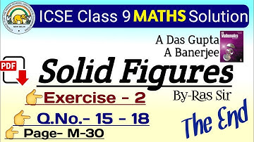 Class 9 Solid Figure | Solid figure class 9 icse | Mensuration | Surface Area Volume of solid Figure