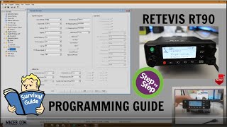 Retevis RT90 DMR radio complete Programming Guide, everything you need to know! ( TyT MD-9600 )