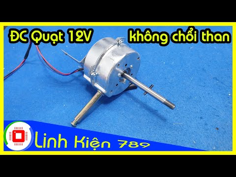 Động cơ quạt 12V không chổi than 240k đã đấu sẵn công tắc núm vặn Zalo 0399774789