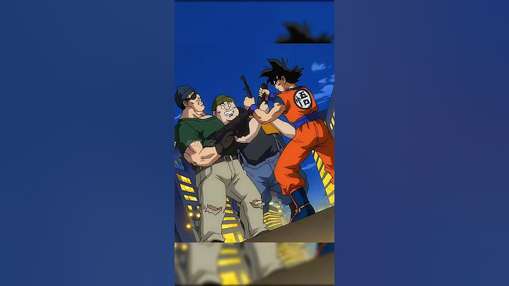 Goku Aiuta La Polizia 😂