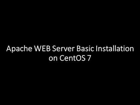 Apache Web Server Basic Installation On CentOS 7