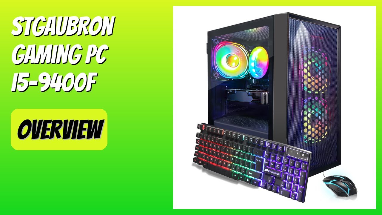 REVIEW (2026): STGAubron Gaming PC i5-9400F. Features