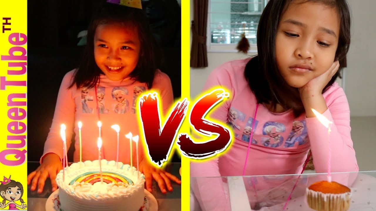 วันเกิดของน้องควีน สิ่งที่คาดหวัง Vs. ความเป็นจริง | Birthday Expectation Vs. Reality Fun for  Kid