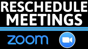 How to Reschedule Zoom Meetings - Edit a Zoom Meeting