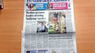 Westmeath Examiner Last Broadsheet Edition