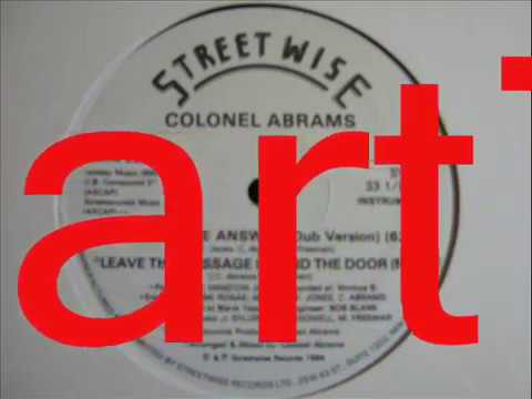 Watch Colonel Abrams- Music Is The Answer (DUB VERSION) on YouTube