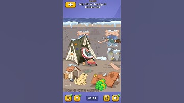 Help them happy in Christmas 🤩🥰 | Brain puzzle🧩 | Android X iOS Gameplay #Shorts