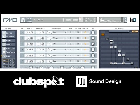 NI FM8 Tutorial: Creating Unique Basslines Using FM Synthesis