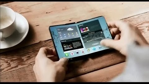 Samsung Flexible OLED Display Phone and Tab Concept‬e