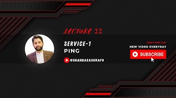22. Service-1 Ping | Node.JS | Learn with Shahbaz Ashraf #nodejs #javascripttutorial