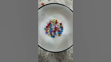 Aphabet Dice Dropping ASMR Original Sound Highly Satisfying Relaxation Therapy 