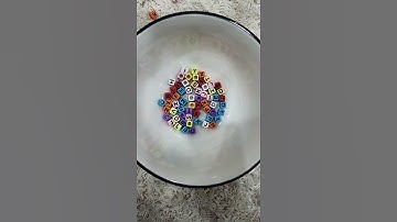 Aphabet dice dropping ASMR~ original sound~ highly satisfying~relaxation therapy ❤🧡💛💚💙💜