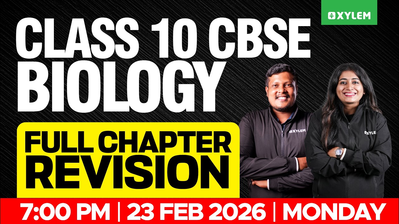 Class 10 CBSE Biology | Full Chapter Revision | Xylem Class 10 CBSE
