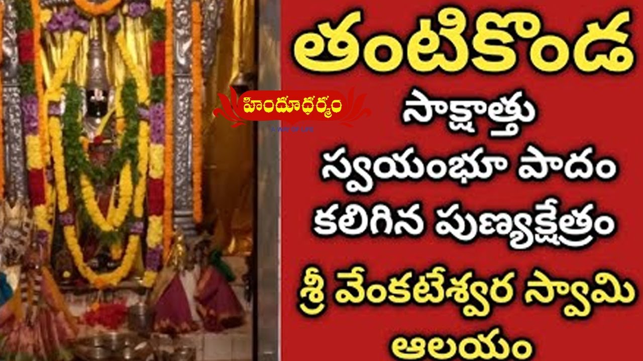 తంటి కొండ శ్రీ వేంకటేశ్వర స్వామి | Sri Venkateswara Swami Temple | Thantikonda | Hindu Dharmam