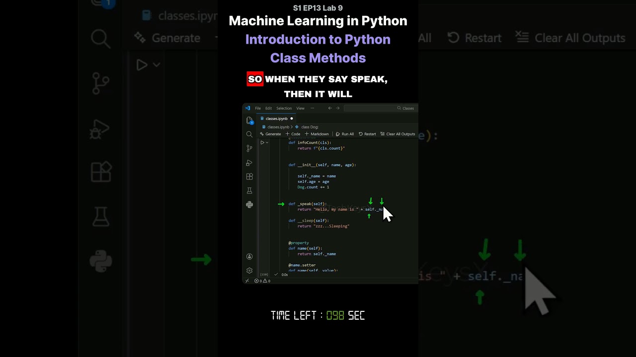 S1 EP13 Лабораторная работа 9 Машинное обучение в Python Введение в методы классов Python