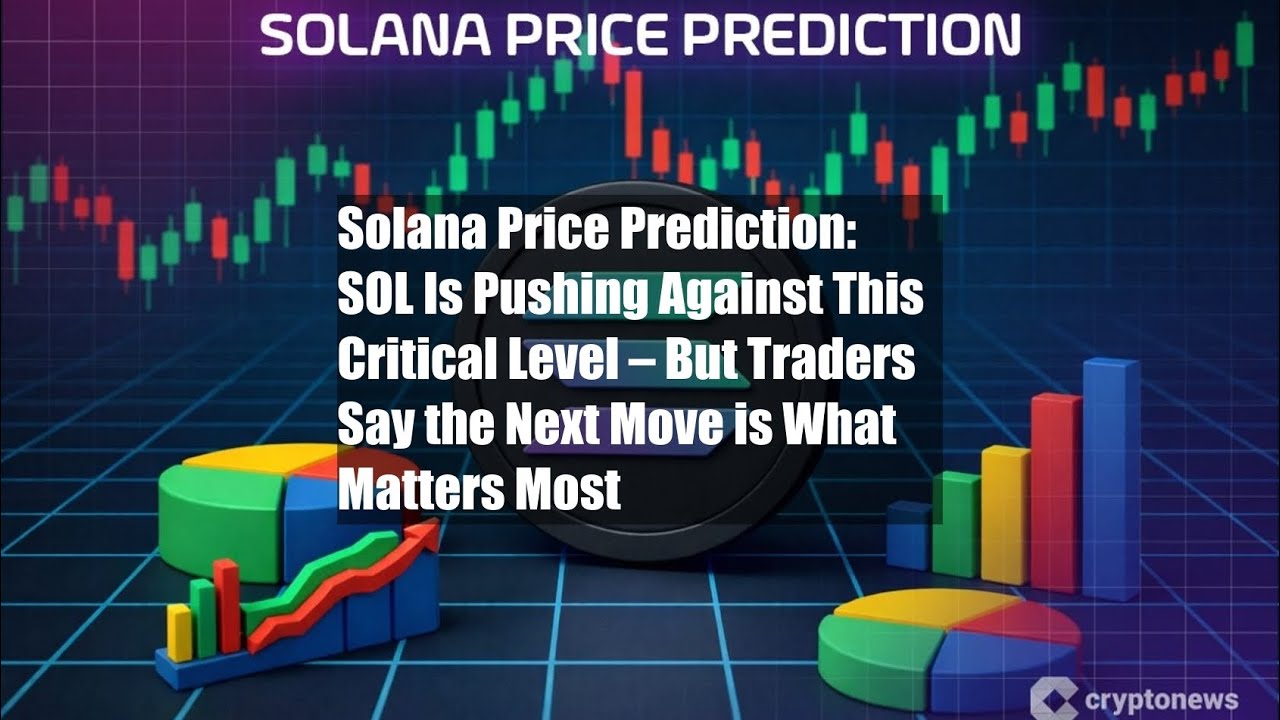 Solana Price Prediction: SOL Is Pushing Against This Critical - YouTube