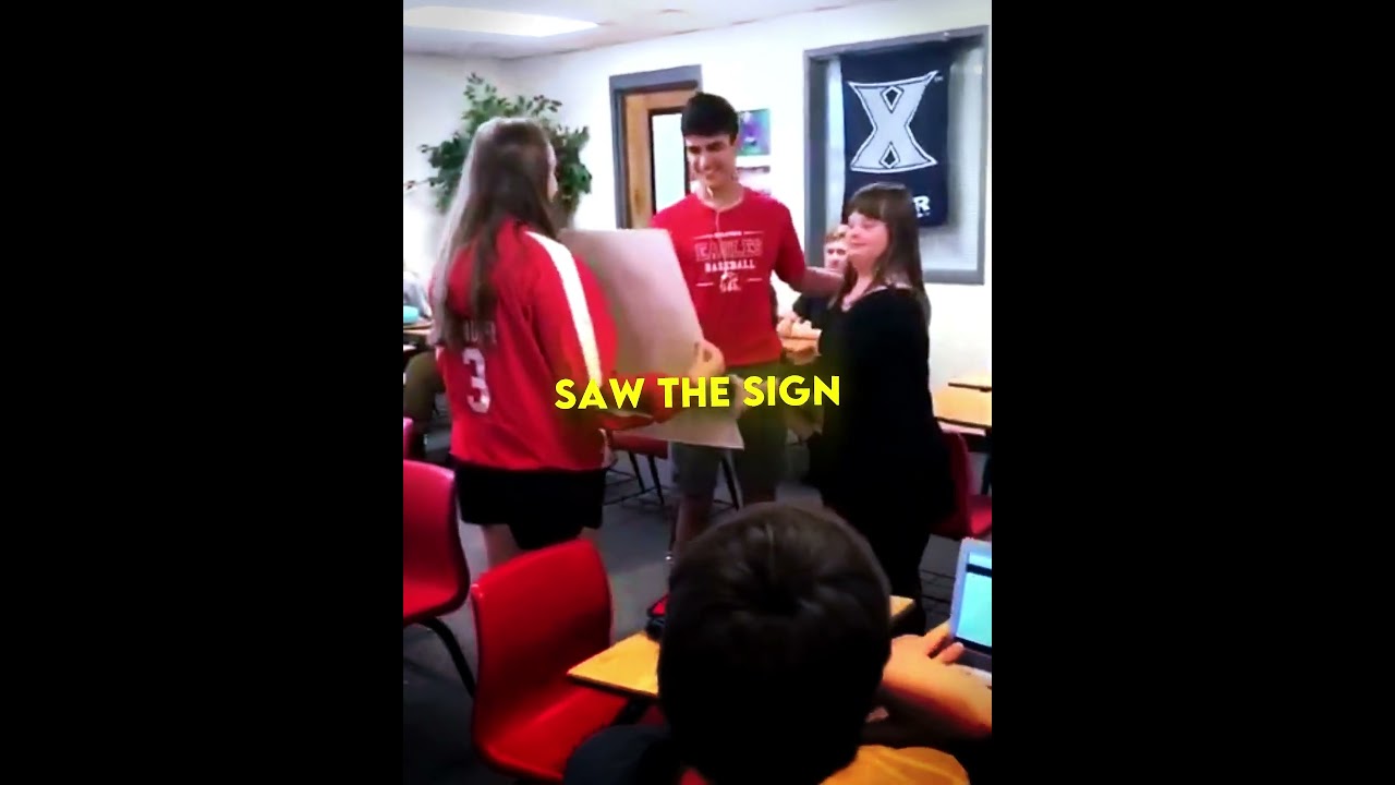 Classroom Turns Into A Sweet Proposal!