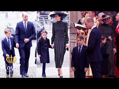 Video: Kate Middleton və Şahzadə William ilk dəfə Kral Philip ilə ayrıldıqdan sonra ortaya çıxdılar