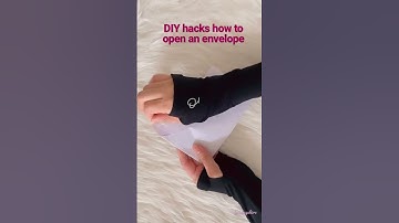 #66DIYhacks how to open an envelope #diylifehacks