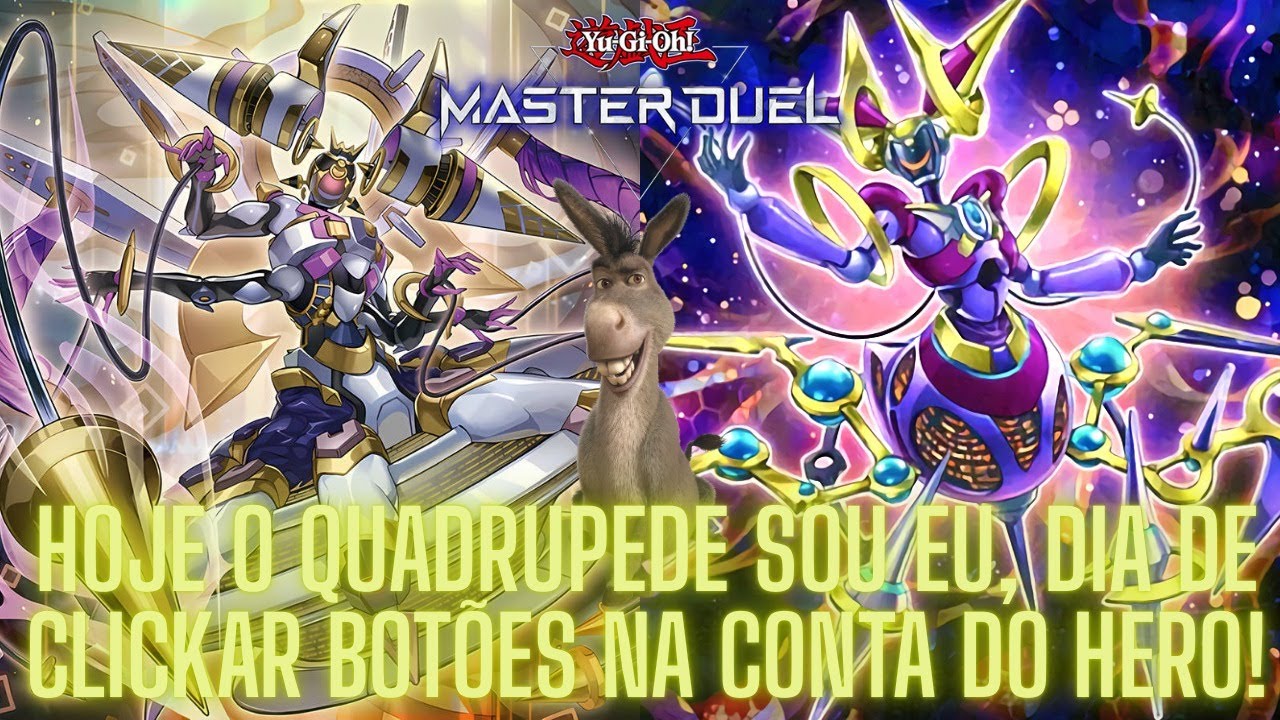 Os botões mais amarelos da história! Hoje o QUADRUPEDE sou eu! - Yu-Gi-Oh! Master Duel.