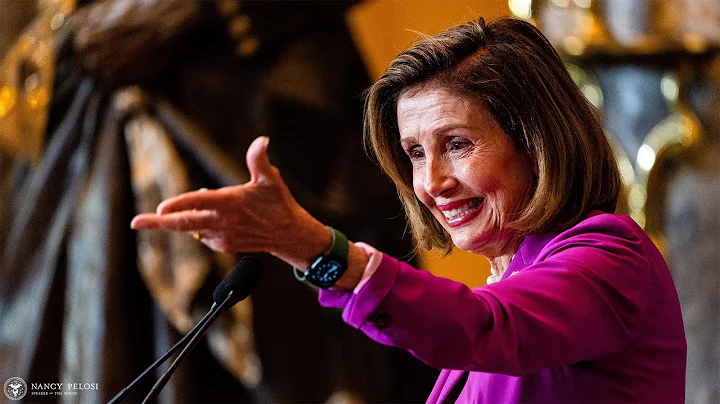 Speaker Pelosi Holds Statue Dedication and Unveili...