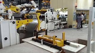 Compact line decoiler straightener feeder GLK4 1600