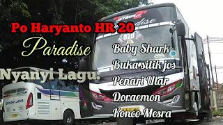 Artisnya Keluar jadi rame!!! Telolet Po Haryanto HR 20