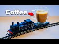 Building a model train to deliver COFFEE!