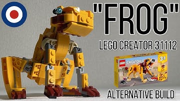LEGO Creator 31112 Alternative build tutorial Frog、レゴクリエイター31112をカエルに組み替え
