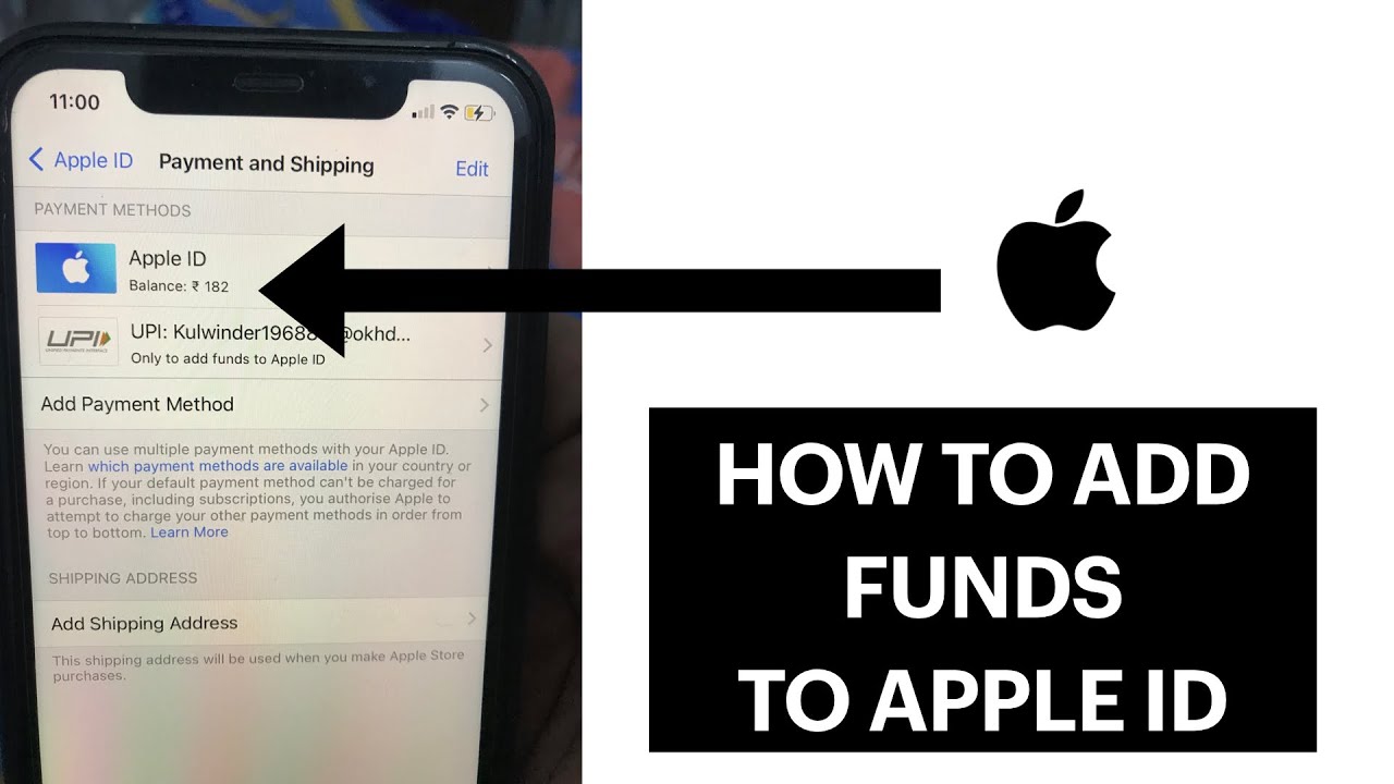 How to add funds in Apple id / how to add money to apple id from gpay