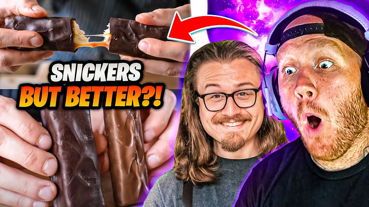 TIMTHETATMAN REACTS TO A SNICKERS BAR... BUT BETTER