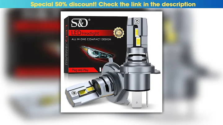 40000LM Canbus H4 LED Headlight Bulbs 9003 HB2 High Low Beam 120W Car Lights 24 CSP 3570 Turbo Led