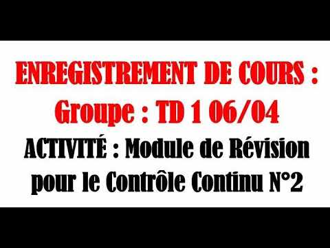 Cours 06-04 TD 1