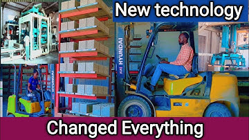 Automatic Cubing Line in Action Forklift & Machine Working Together۔