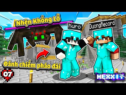 Minecraft Hexxit Tập 7 | Mình Tiêu Diệt Nhện Khổng Lồ Và Đánh Chiếm Lâu Đài Làm Căn Cứ !!