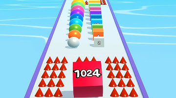 Ball Run 2048 Merge Number ! MAX LEVELS Gameplay Walkthrough New Update Part 417 android, ios