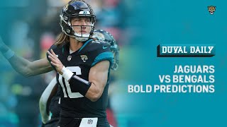 Jaguars vs Bengals Bold Predictions