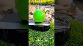 Amazing Hard Shell, Soft Soul 🥥❤️ | Coconut Cutting ASMR #fruit #satisfying #viral screenshot 4