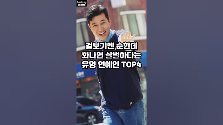 겉보기엔 순한데 화나면 살벌하다는 유명 연예인 TOP4