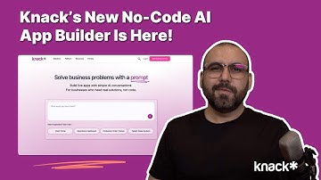 Just Launched: Knack’s New AI App Builder: Create with a Prompt