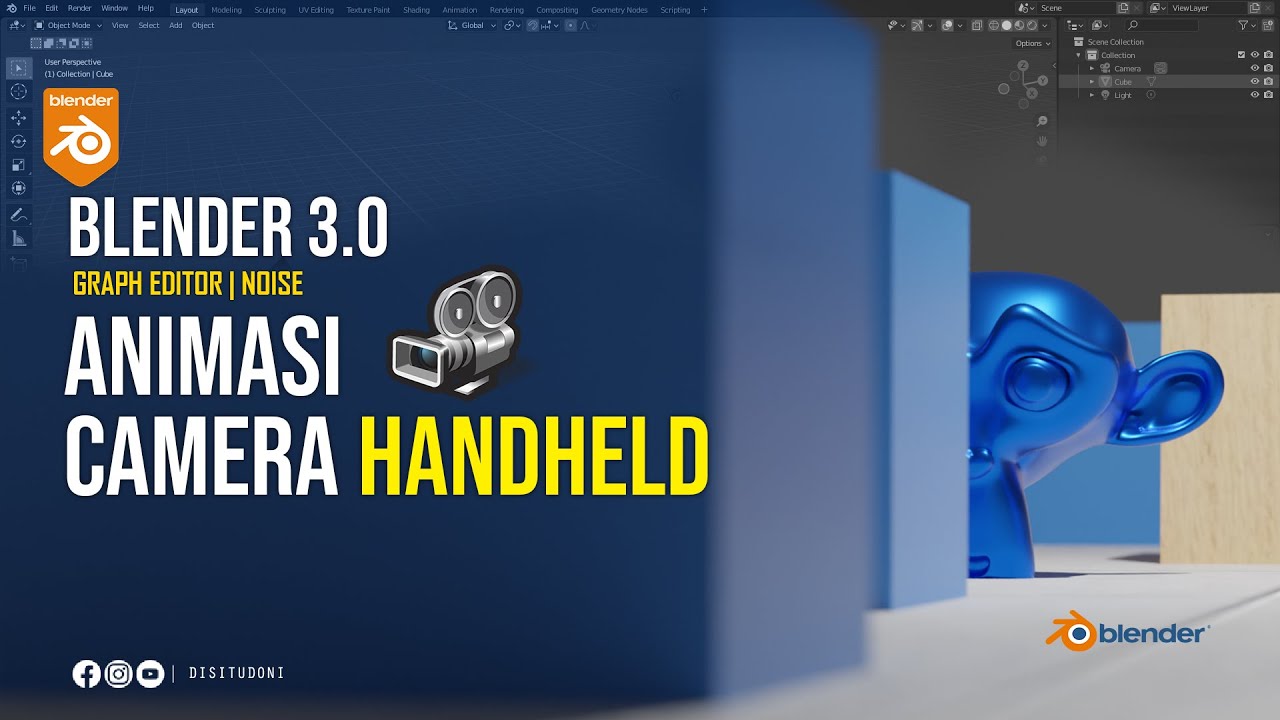 CAMERA HANDHELD BLENDER | BASIC CAMERA BLENDER_ - YouTube