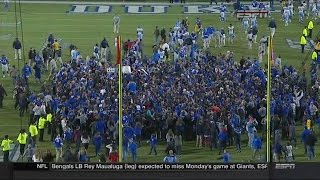 Duke Fans Storm Field After Upset Win over #17 North Carolina