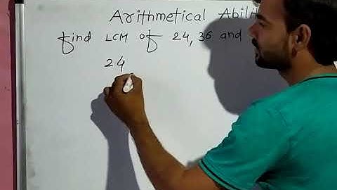 Arithmetical Ability Part-2 (LCM) (MTCS)
